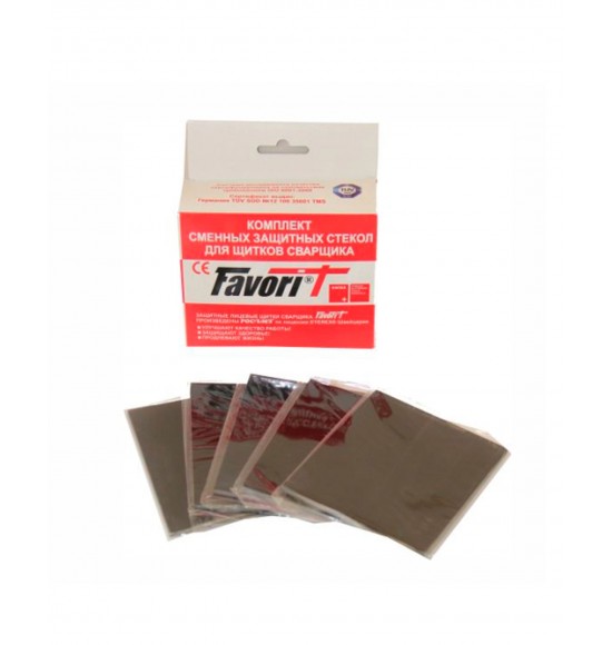 Светофильтр РОСОМЗ к щитку сварщика (11 DIN) 110х90 (компл. 10 шт.), 00265