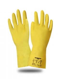 Перчатки Safeprotect ЧИСТОТА (латекс, хлопк.слой, толщ.0,38мм, дл.300мм)