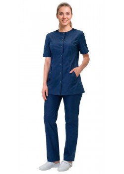 Костюм СИРИУС-МЕДЕЯ женский, куртка, брюки, темно-синий