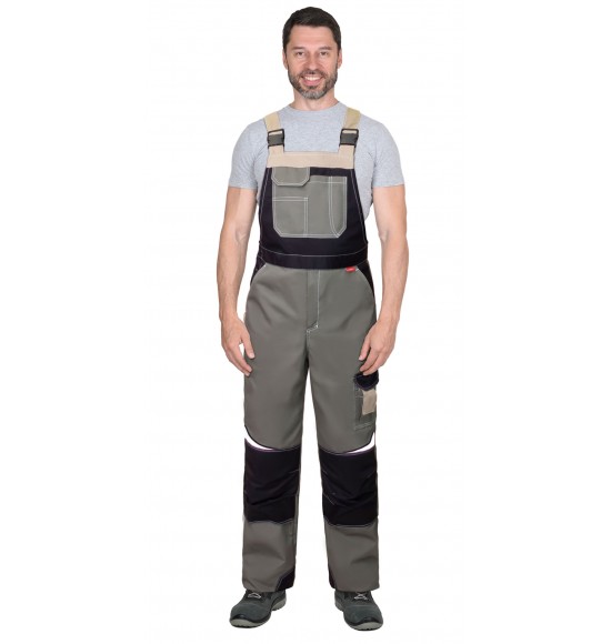 Полукомбинезон СИРИУС-КАСПИЙ оливковый с черным и песочным, СОП