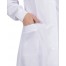 Халат женский с рельефами белый Халат женский с рельефами белый