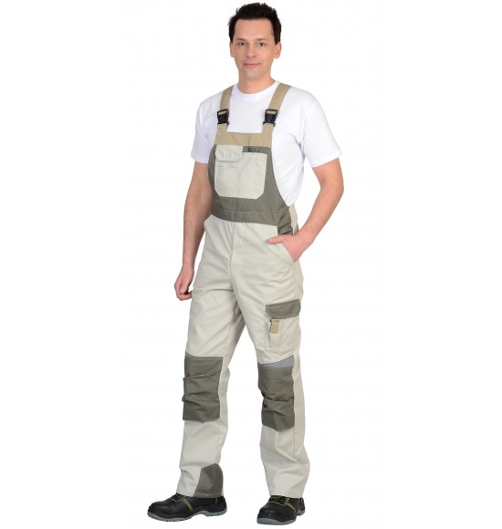 Полукомбинезон СИРИУС-КАСПИЙ молочный с оливой, песочным и СОП Полукомбинезон СИРИУС-КАСПИЙ молочный с оливой, песочным и СОП