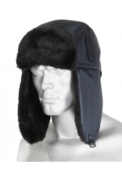 Шапка-ушанка СИРИУС-ЕВРО тёмно-серая