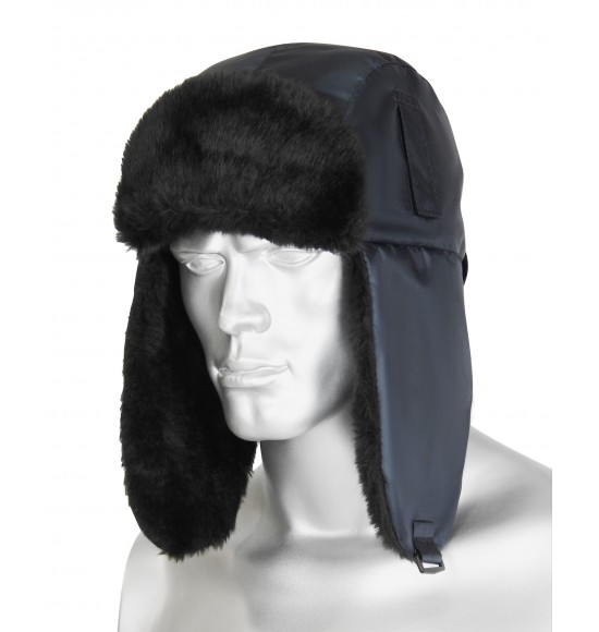 Шапка-ушанка СИРИУС-ЕВРО тёмно-серая