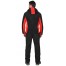 Куртка флисовая СИРИУС-ТЕХНО (флис дублированный) черная с красным