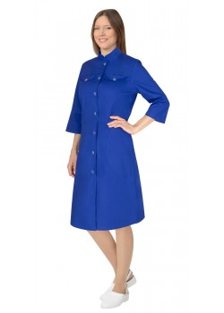 Халат СИРИУС-ВАСИЛИСА женский васильковый