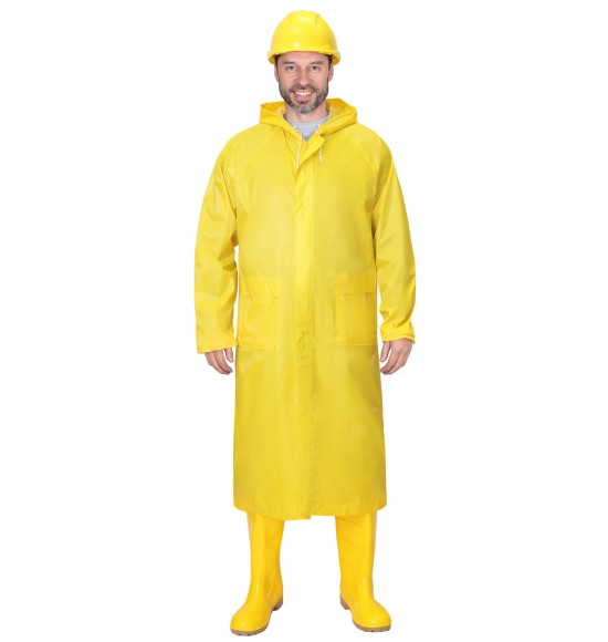 Плащ влагозащитный SIRIUS Стандарт (210 гр/м2) желтый (ЧЗ)