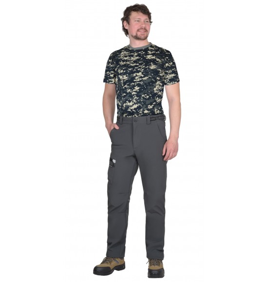 Футболка КМФ Светло-серая цифра