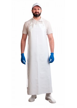 Фартук полиуретановый ЛАРИПОЛ уплотненный белый. толщина 0,3мм, р. 90см х 115см (ФАР013)(х12) Фартук полиуретановый ЛАРИПОЛ уплотненный белый. толщина 0,3мм, р. 90см х 115см (ФАР013)(х12)