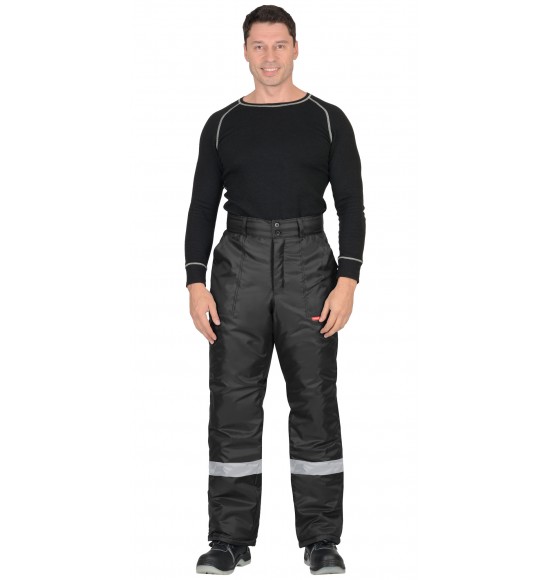 Брюки СИРИУС-РОСТ черные с СОП