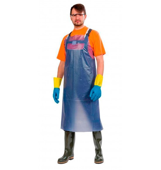 Фартук ПВХ ЩИТ-1 ЭКО облегченный синий КЩС до 50% (ФАР002)