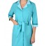 Халат СИРИУС-ФЛОРА женский светло-бирюзовый (СТ)