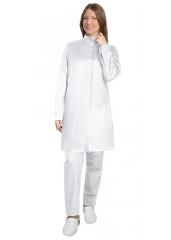 Халат СИРИУС-ВАЛЕНСИЯ женский белый