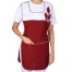 Фартук-сарафан СИРИУС-ВЕСНА бордовый с белым Фартук-сарафан СИРИУС-ВЕСНА бордовый с белым