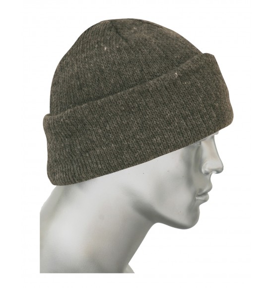 Шапка трикотажная серая