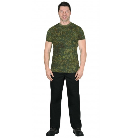 Футболка КМФ Цифра зелёная 160г/м2 Футболка КМФ Цифра зелёная 160г/м2