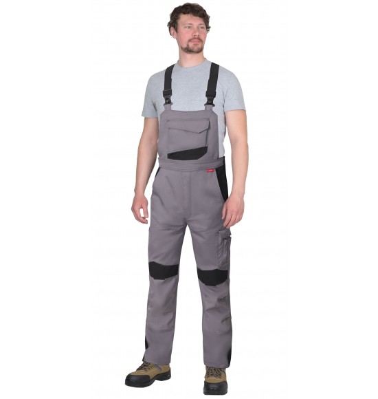 Полукомбинезон СИРИУС-ЦИТРИН ср.серый с черным