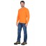Толстовка оранжевая с поясом (футер 240 г/м2) (х40)