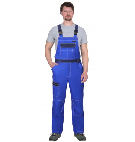 Полукомбинезон СИРИУС-ПРЕСТИЖ васильковый с синим