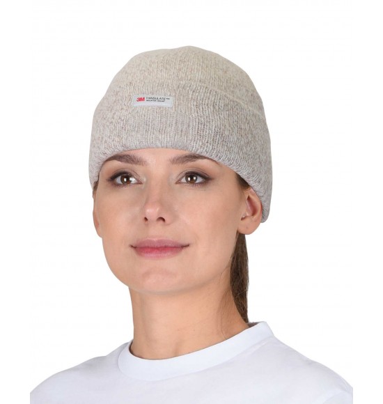 Шапка полушерстяная Иней, утеплитель Тинсулейт, цвет беж.меланж Шапка полушерстяная Иней, утеплитель Тинсулейт, цвет беж.меланж