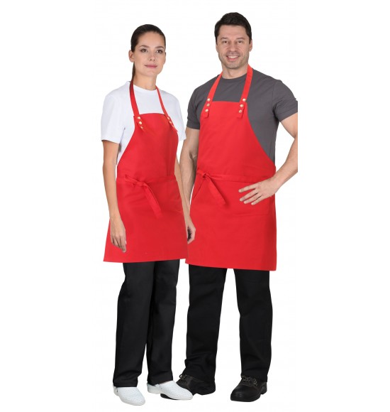 Фартук СИРИУС-БАРИСТА красный