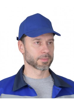 Кепка-бейсболка василёк (пакет по 50 шт.,в упаковке 200 шт.)