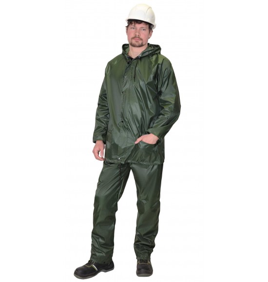 Костюм влагозащитный SIRIUS Стандарт (210 гр/м2) зеленый (ЧЗ)