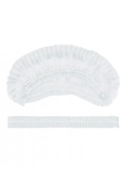 Шапочка-Шарлотта одноразовая 12г/м2, белая, (упак.100 шт.), (НДС 10%), (х1 упак. х 10 упак.)