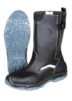 Сапоги SAVЁL-ДЖЕТ-ЗИМА, кожа, шерстин, ПУ-ТПУ