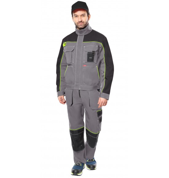 Куртка СИРИУС-АГАТ серый с черным