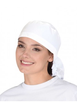 Колпак с сеткой белый