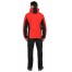 Куртка флисовая СИРИУС-ТЕХНО (флис дублированный) красная с черным