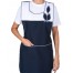 Фартук-сарафан СИРИУС-ВЕСНА синий с белым