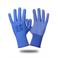 Перчатки Safeprotect НейпМикро-Г (нейлон+ПВХ-микроточка, голубой) Перчатки Safeprotect НейпМикро-Г (нейлон+ПВХ-микроточка, голубой)