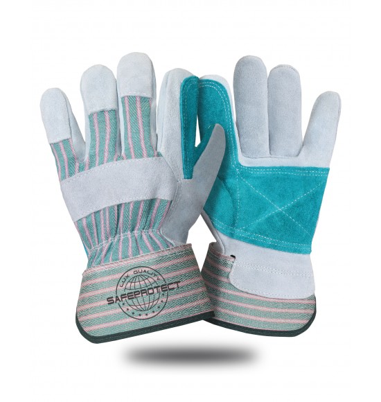 Перчатки спилковые комбинированные САХАЛИН  Safeprotect усиленные р.10,5  (х12х120)