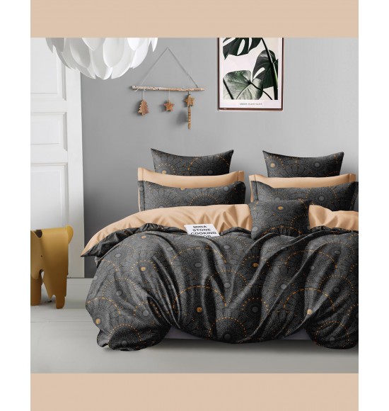 КПБ 1,5 сп сатин цветной 120 г/м2 (2 нав. 70х70) (ЧЗ)