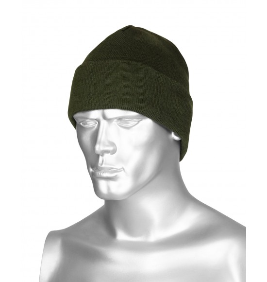 Шапка трикотажная олива