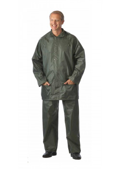 Костюм нейлоновый: куртка,  брюки зелёный
