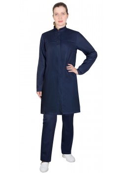 Халат СИРИУС-ВАЛЕНСИЯ женский темно-синий