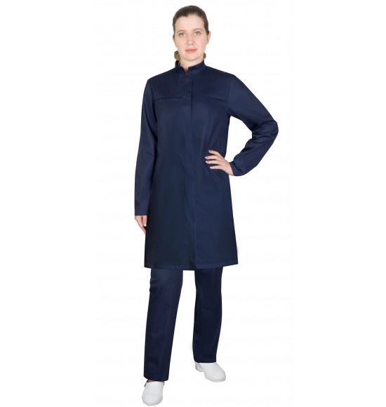 Халат СИРИУС-ВАЛЕНСИЯ женский темно-синий