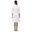 Халат СИРИУС-СТЕЛЛА женский белый с трикотажной вставкой