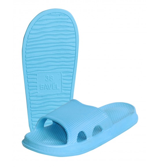 Тапочки СИРИУС-ФОТОН из вспененного ПВХ, небесно-голубые