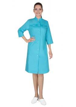 Халат СИРИУС-ВАСИЛИСА женский светло-бирюзовый