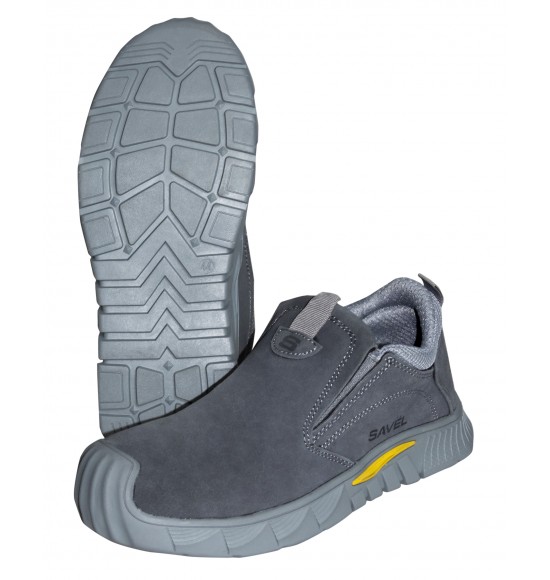 Полуботинки на резинке УНИВЕРСАЛ НИТРО, замша (серые), Нитрил