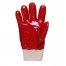 Перчатки "РЕДКОЛ" (основа джерси-100% хлопок, ПВХ покрытие красного цвета),р.  L,XL, в уп.120пар