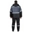 Костюм СИРИУС-ТЕРМИНАЛ зимний, куртка, брюки черный с темно-серым и СОП