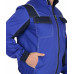 Куртка "СИРИУС-Карат" васильковый с т.синим 80% х/б, МВО пл. 255 г/кв.м
