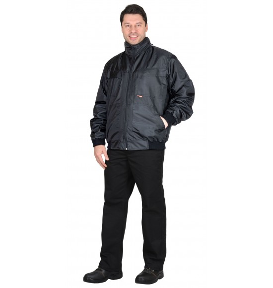 Куртка СИРИУС-ПИКНИК демисезон. укороченная (тк. Оксфорд, пл. 140), черная
