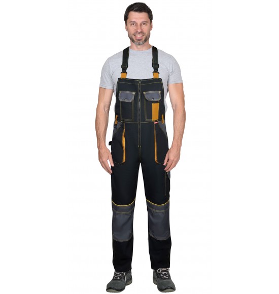 Полукомбинезон СИРИУС-АГАТ черный с темно-серым