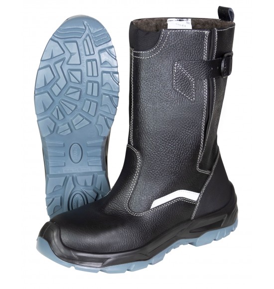 Сапоги SAVЁL-ДЖЕТ-ЗИМА, кожа, шерстин, МП МС, ПУ-ТПУ